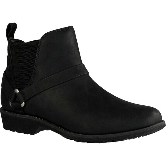 Teva Women's De La Vina Dos Chelsea Black Boots US - Picture 2 of 4